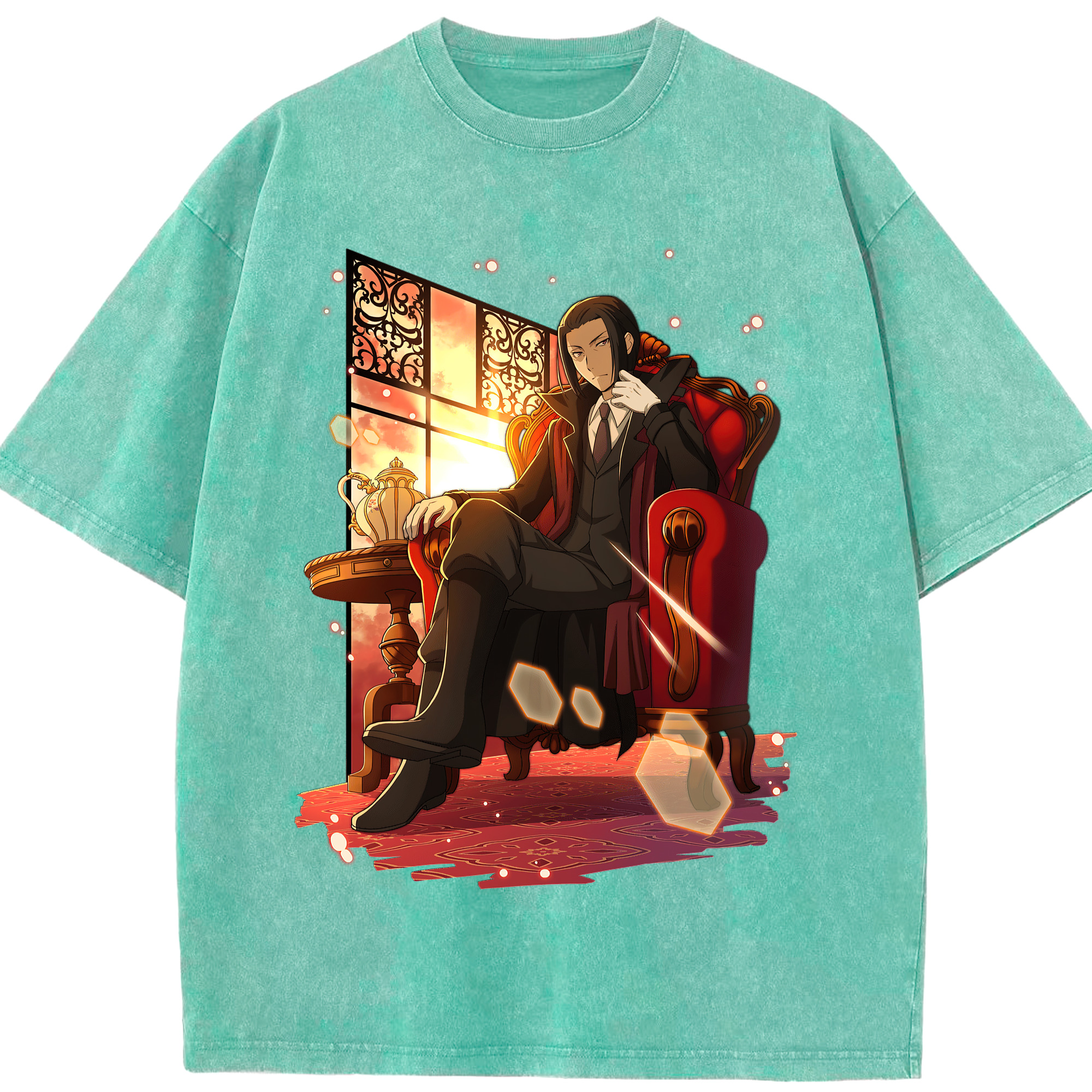 （画像用） 文豪ストレイドッグス Bungo Stray Dogs 綿100% ヴィンテージ風 半袖Tシャツ（フロントプリント）